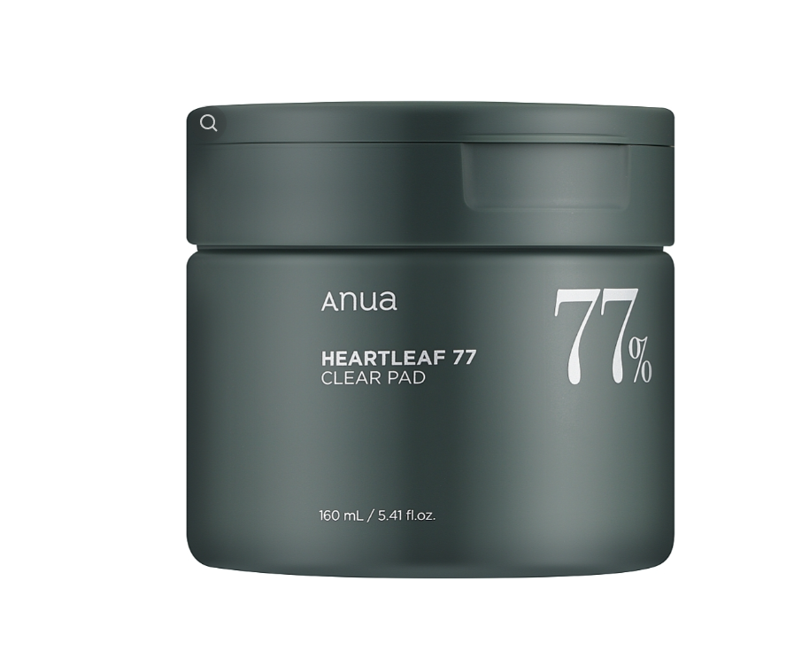 ANUA Heartleaf 77% רפידת טונר לעור זכוכית טיפוח עור קוריאני (70 רפידות)