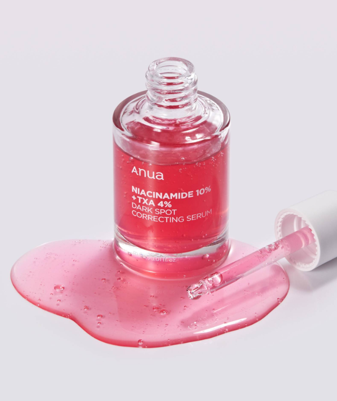 ANUA Niacinamide 10 + TXA 4 – סרום להבהרה וזוהר העור קוריאני